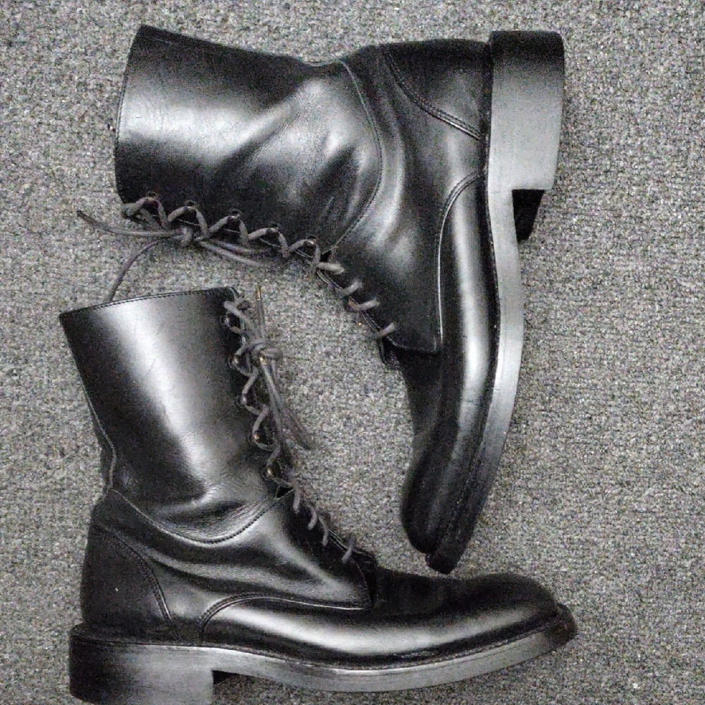 Jil Sander "Raf Simons" Men's Black Leather  Boots